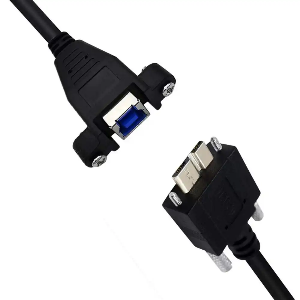Micro usb 3.0 B male with pane