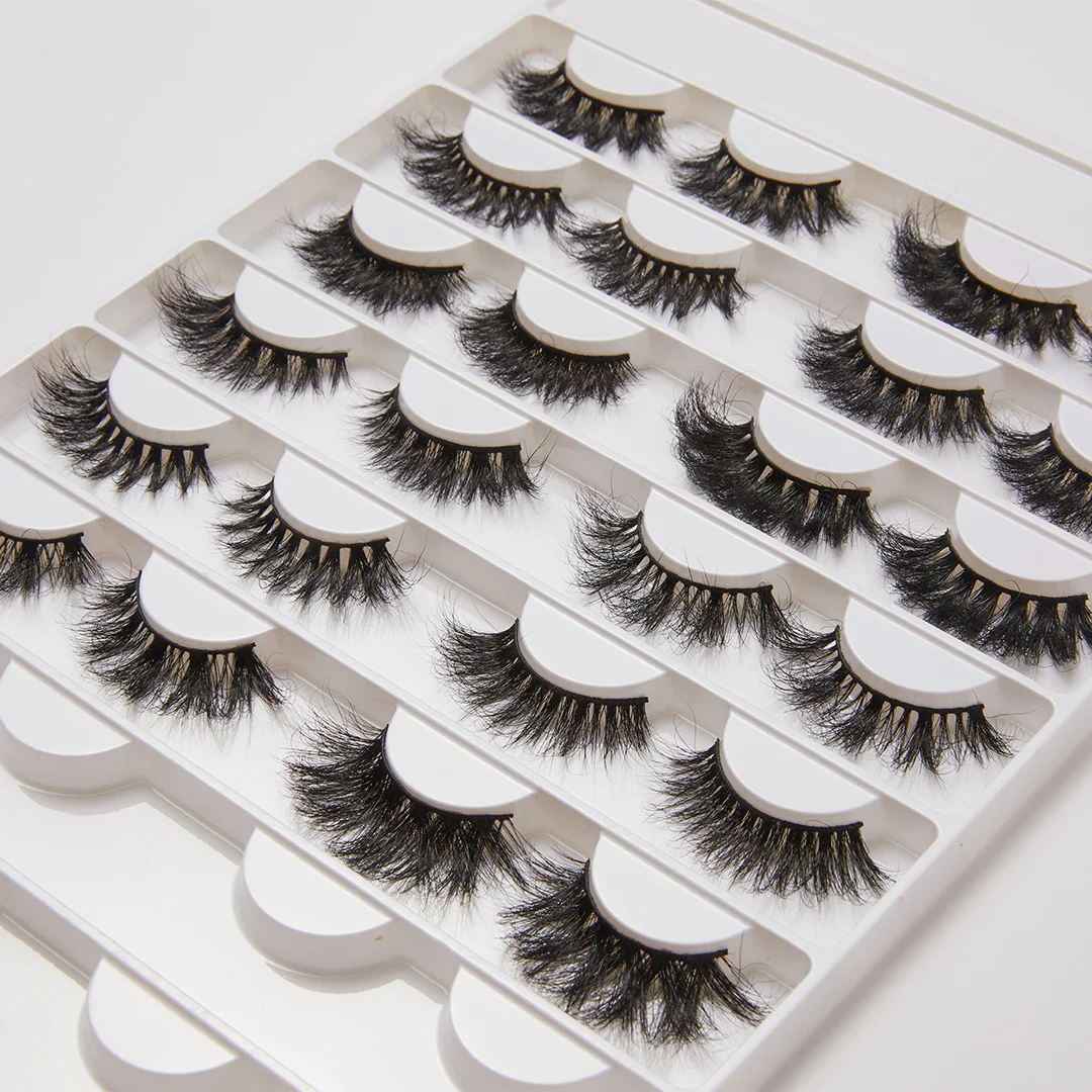 

Practical 18-20mm fluffy beauty personality trend natural 5d faux mink eyelashes