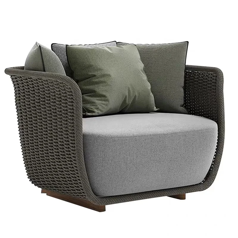 2020 New European Outdoor Furniture Modern Rattan Wicker Garden Patio