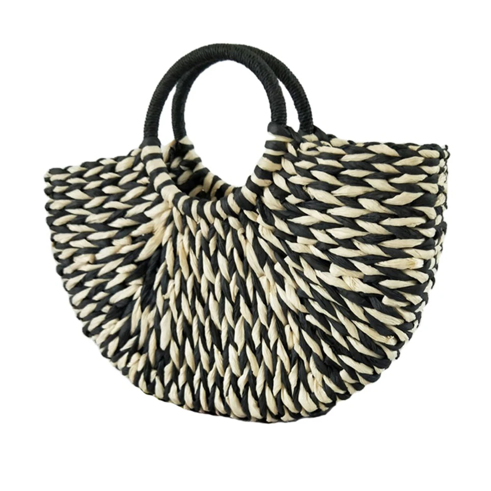 

Best selling woven paper straw bag Summer Beach handbag Handmade Straw Woven Handbag for Women Travel