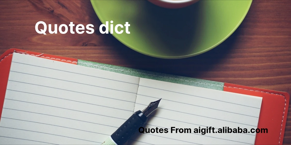 quotes dict