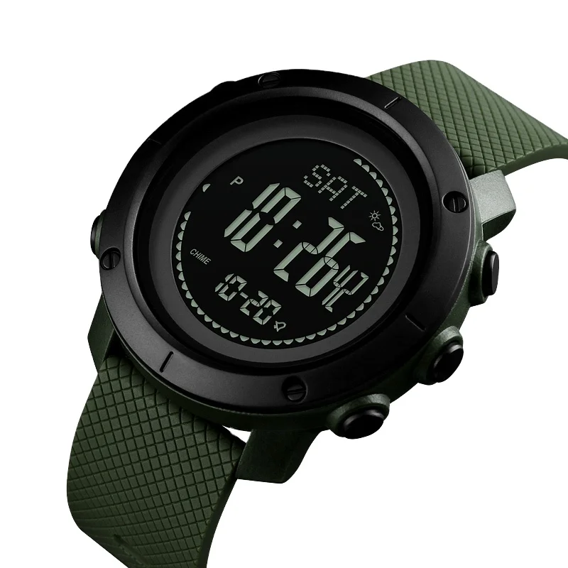 

skmei 1427 wrist watch with compass oem plastic digital waterproof for men