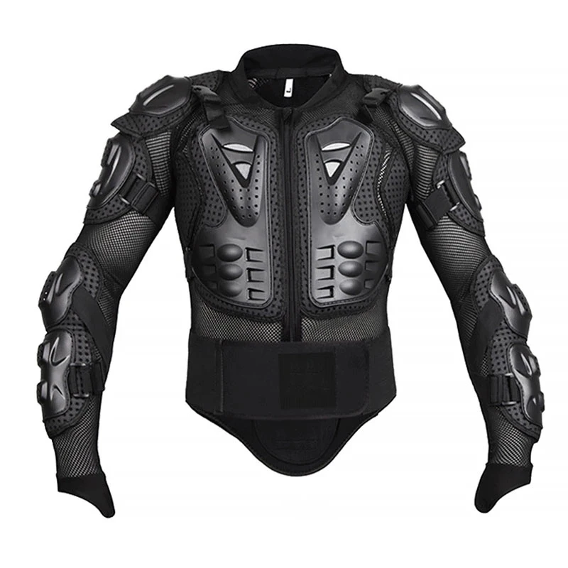 

Benken Dirt Bike Gear Motocross Riding Body Armor Vest Spine Back Chest Protector Motorcycle Gears, Red, black