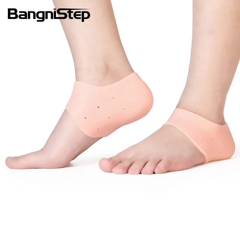 

Bangnistep High Quality Foot Care Products Eco-friendly Silicone Heel Protectors Heel Pad grips Insoles Protector