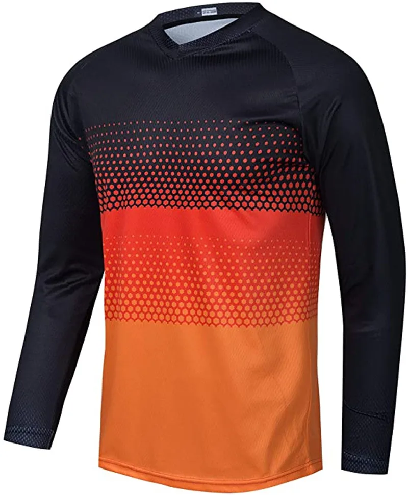 

2021 Top Quality Motocross Jerseys Custom BMX Downhill MTB Racing Wear Motorcycle Jersey Long Sleeve T-shirts