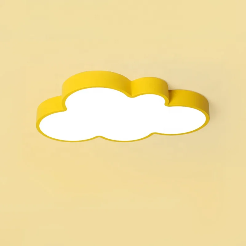 multi color cloud shape bedroom led hoop corner ceiling light for children