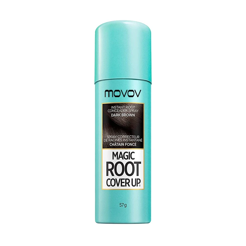 

Magic Root Cover Up Gray Concealer Spray Dark Brown - Dust free bleaching powder edge control in Temporary Root Cover Spray