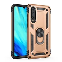 

OTAO Mobile Phone Armor Case For Huawei P20 lite P30 Pro Y9 Y7 Y6 Y5 2019 Anti Fall Back Cover Ring Holder Case Caso