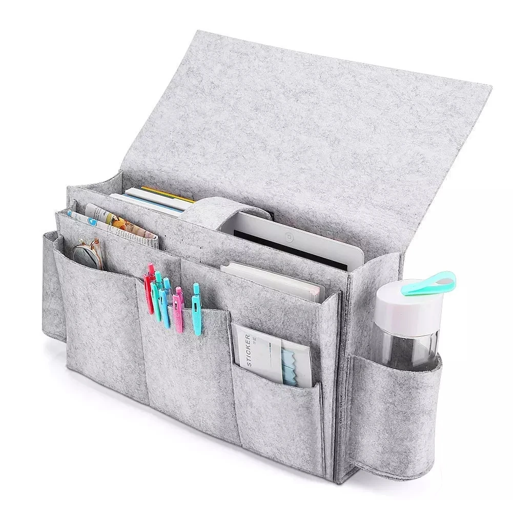 

TBC-A002 felt bedside caddy hanging file organizer, Customized color