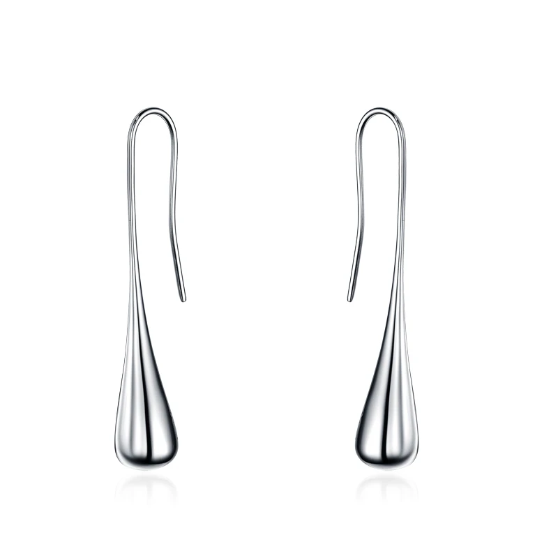 

Fashionable Water drop shape stainless steel earrings jewelry