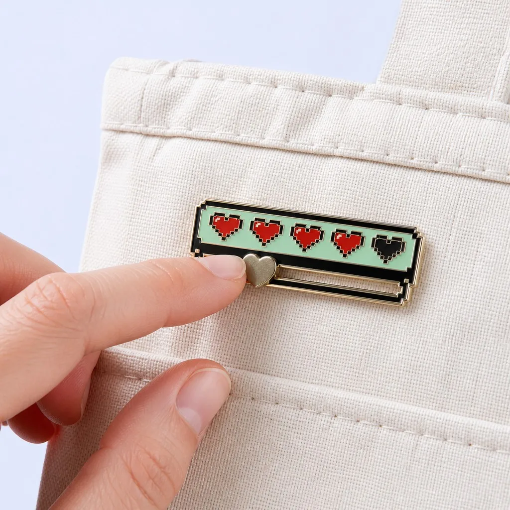 Pixel Health Bar Slider Pin Demonstration