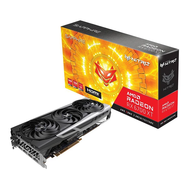 

Sapphire NITRO AMD Radeon RX 6700 XT 12G Gaming Graphics Card with 192-bit GDDR6 AMD RX6700XT Graphics Card