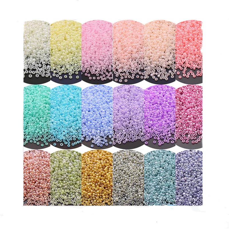 

Hobbyworker Uniform Size Mini Glass Seed Beads for Bracelet Necklace DIY Jewelry Making, Photo