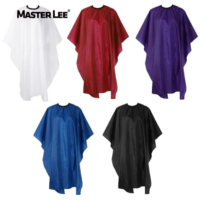 

Masterlee brand custom your logo Waterproof Hair Cutting cape Polyester hairdressing barber capes, Customized color