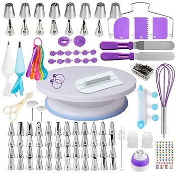 

New High quality 137 PCS Russian cake decorating supplies kit baking pastry tools baking accessories set, As shown in the figure