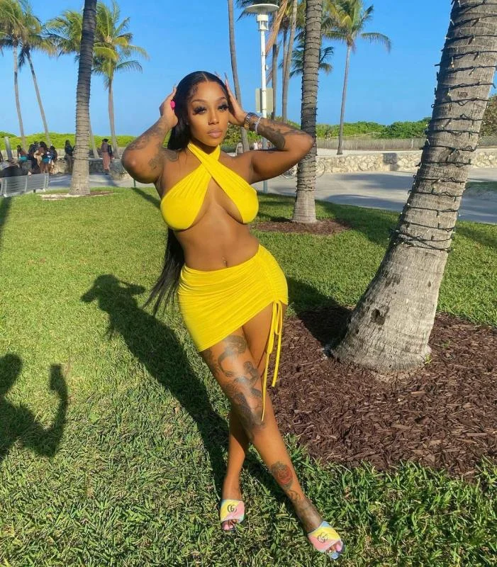 

KC 2021 Women Summer Sexy Casual Beach Fashionable Dresses Women Two Piece Set Clothing 2 Piece Sets Outfits