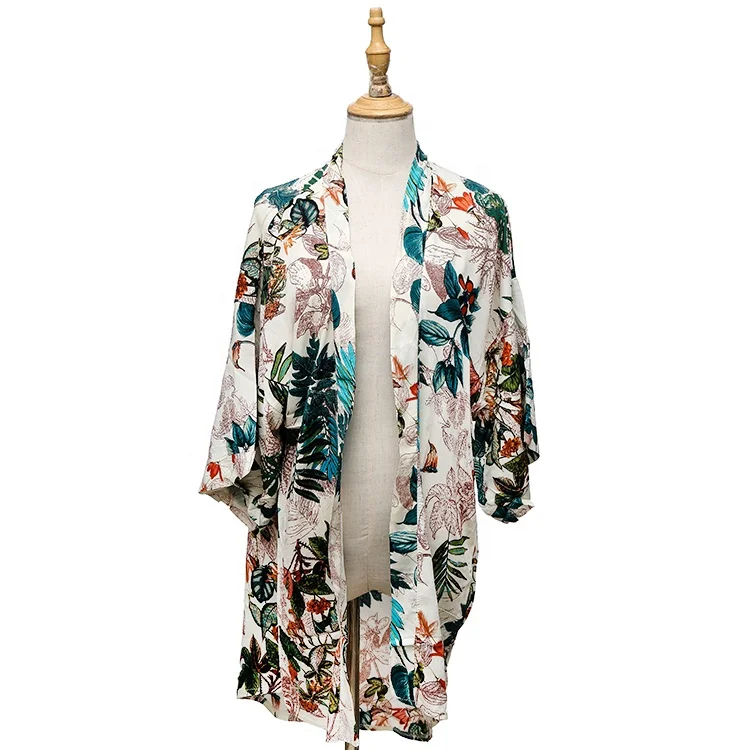 

New Arrivals 2020 Women Long Cardigan Printed Kimono ,Loose Casual Wear, Picture