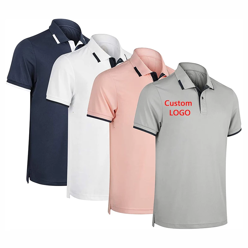 

Wholesale OEM blank Hot Sale New Design Custom Your Own Logo Mens Polo Shirt, Customized color