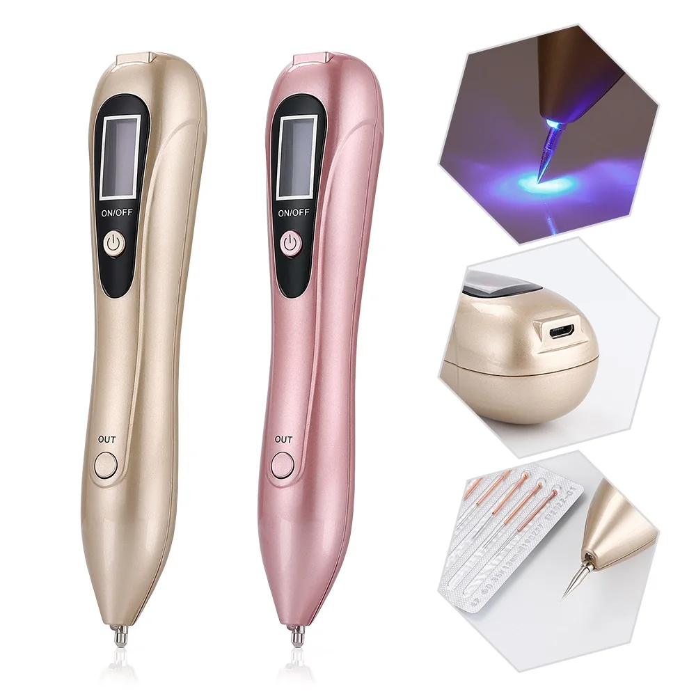 

9 Level LCD Face Skin Dark Spot Remover Mole Tattoo Removal Laser Plasma Pen Machine Facial Freckle Tag Wart Removal skincare