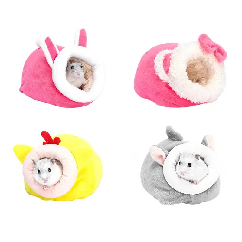 

Little Pet Cute Soft Plush Nest Squirrel Hamster Cotton Bed Small Pet Warm House Comfortable Small Animal Room
