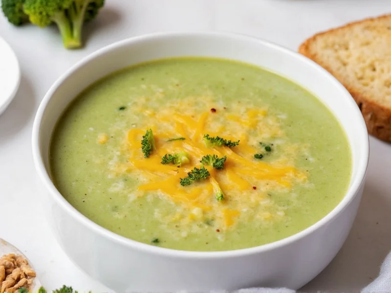 broccoli cheese soup recipe