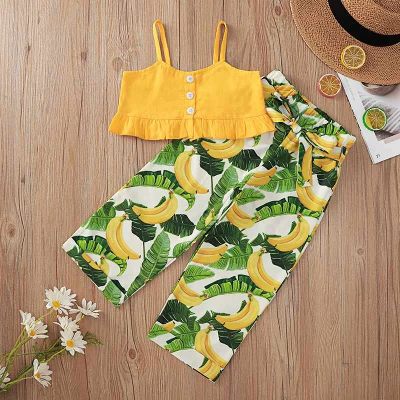 

wholesale 2PCS Toddler Baby Girls Summer Crop Tops+floral Shorts Outfits Kids Clothes Set, As image shown
