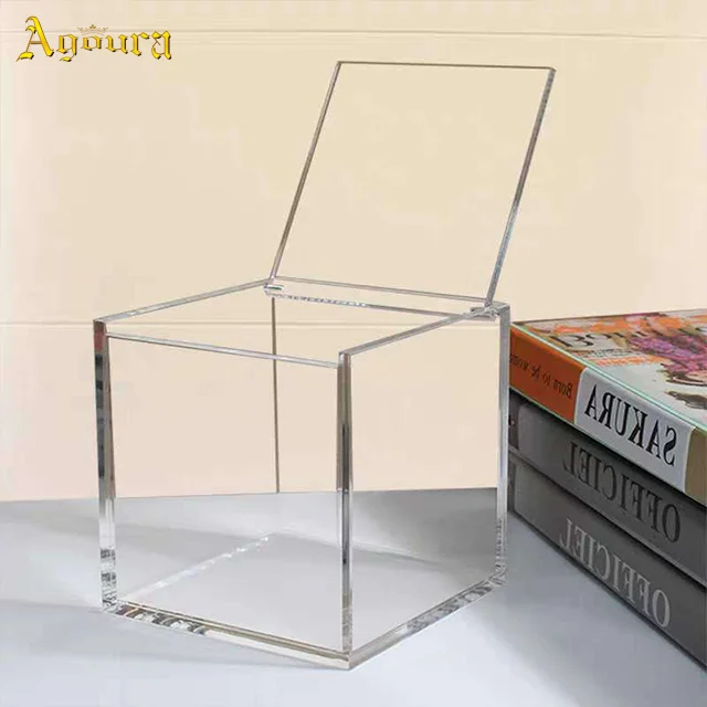 

Transparent acrylic desktop storage boxes clear display boxes