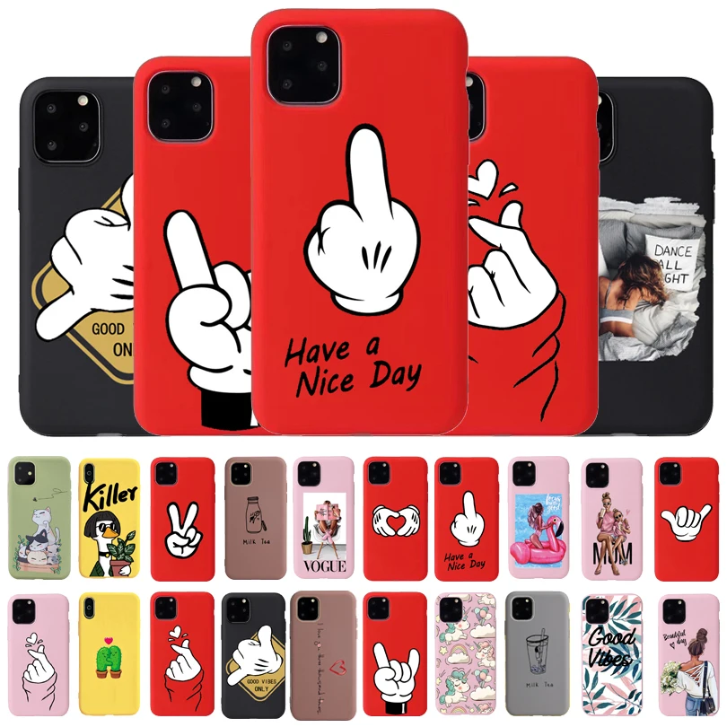 

Cool Cute Dog Smile Love Mickey Case For iPhone 5/6/7/8 Plus Xs Max TPU UV Printing Cover for iPhone 11/12 Pro Max SE 2020