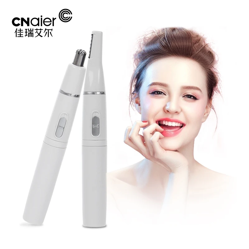 

Customizable logo new battery-powered rechargeable painless facial eyebrow trimmer