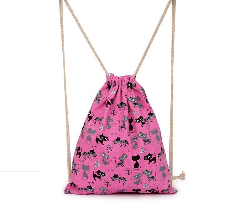 

Custom logo sport gym multicolor water resistant canvas drawstring backpack, Any color from our color card