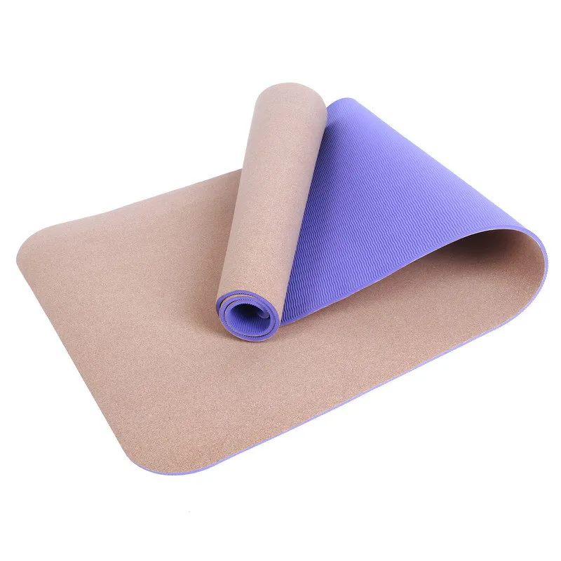 

Jointop Custom 8 10 20mm Eco Friendly High Quality Natural Rubber Yoga Mat Cork Set, Stock color or customized