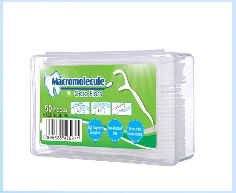 

Disposable dental floss Disposable toothpicks, White