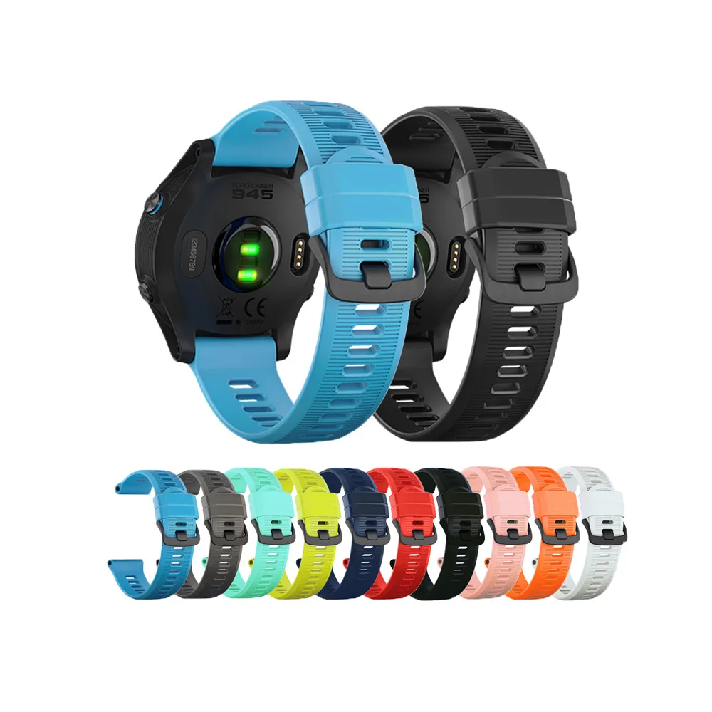 

Factory sale  quick release watch strap suitable for Garmin 945/935 quick fit silicone watch strap with band Accessories, 10colors