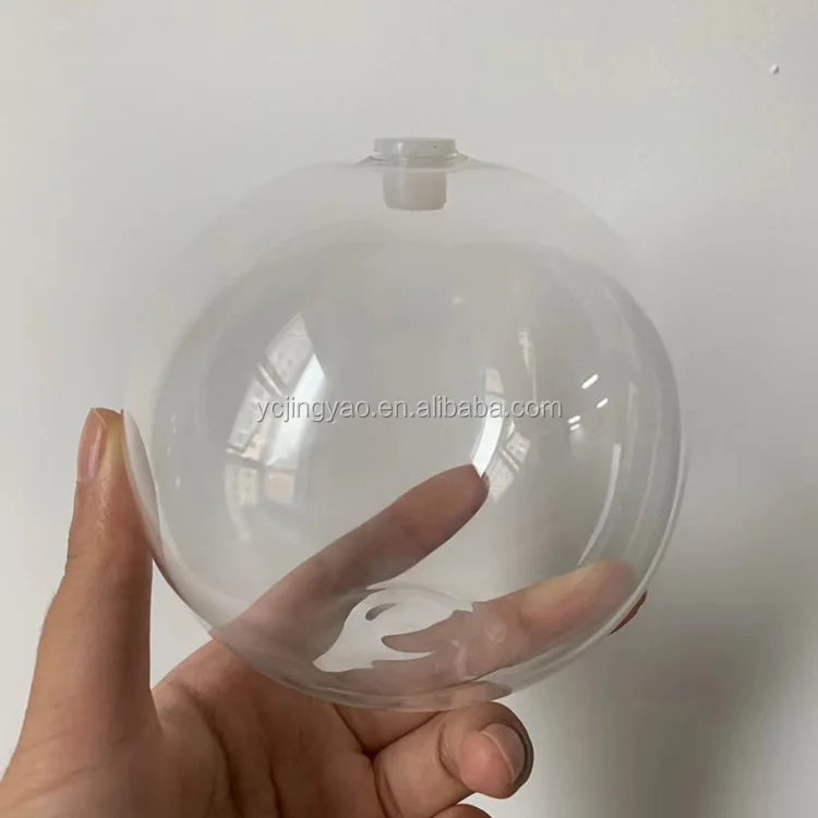 

clear borosilicate flat bottom glass ball sphere jar and silicone plug