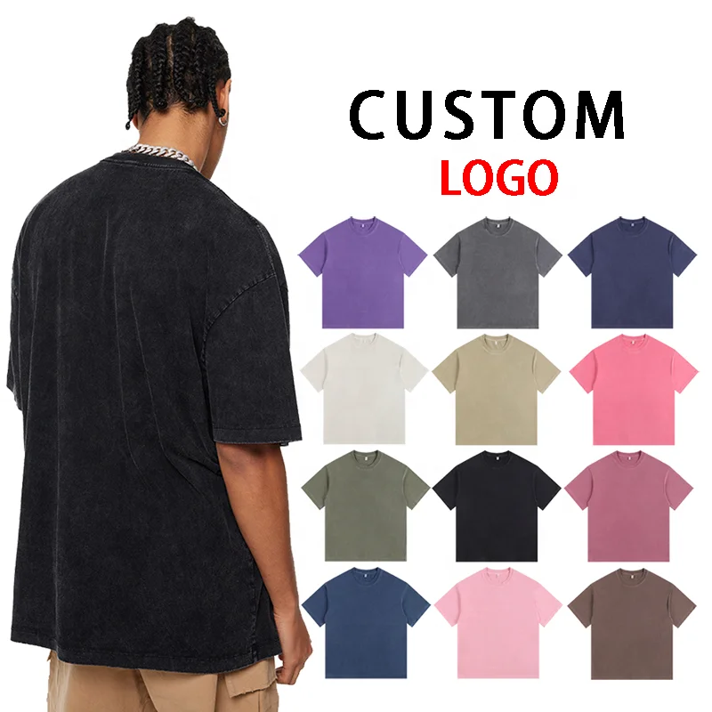 Heavyweight Acid Wash T Shirt