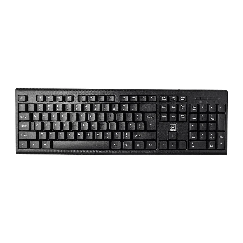 

AIWO Wholesale Ergonomic 60% Computer Keyboard Office Typing Usb Without Backlit Keyboards For Office Company, Black
