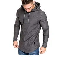 

AGRADECIDO Mens Fashion Sport Sweatshirt Fleece Pullovers For Men Solid Color Athletic Hoodie