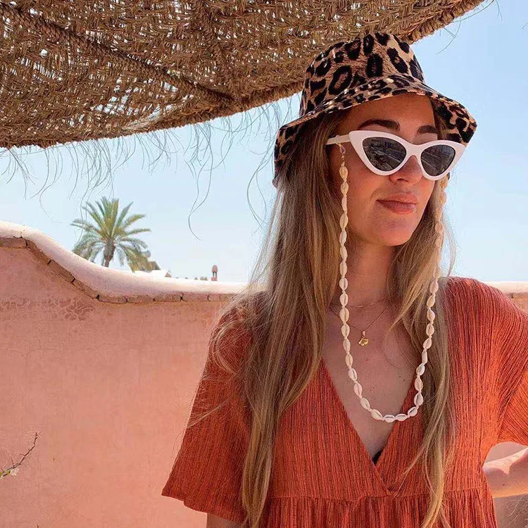 

Personalized sunglasses accessories popular handmade original natural shell glasses chain, As pic