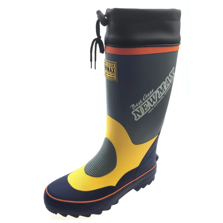 

Men's waterproof durable farming hunting outdoor neoprene wellington rubber boots rubber fishing boots, Customized color