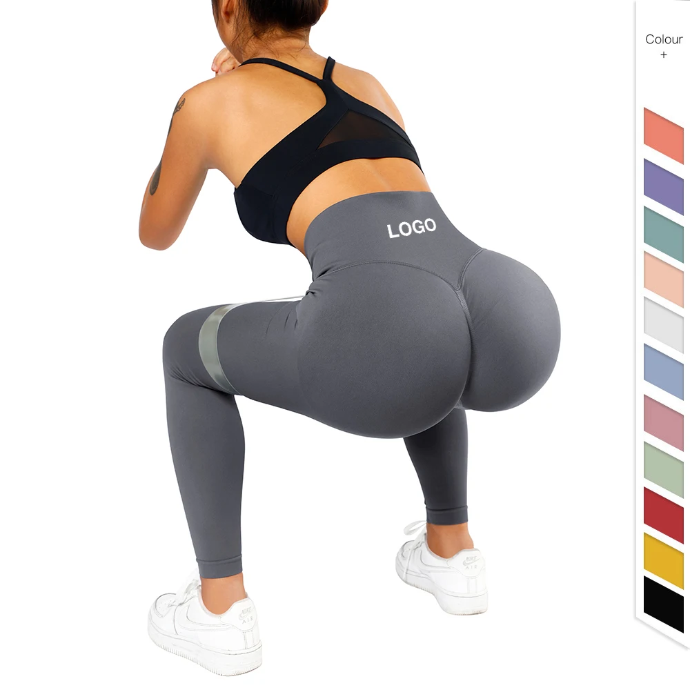 

Best Selling Gym Outfit Yoga Leggings Women Seamless Butt Lift Compression Pants Tummy Control Stretchy Workout Leggings, Customized colors
