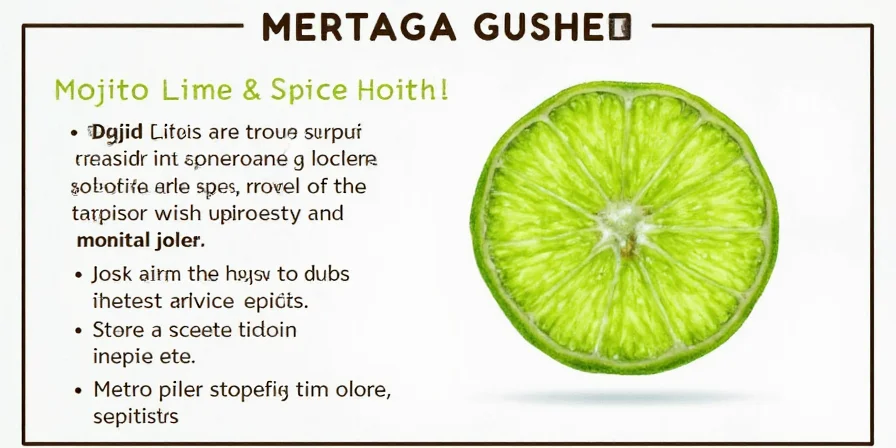Fresh mojito cocktail with mint and lime
