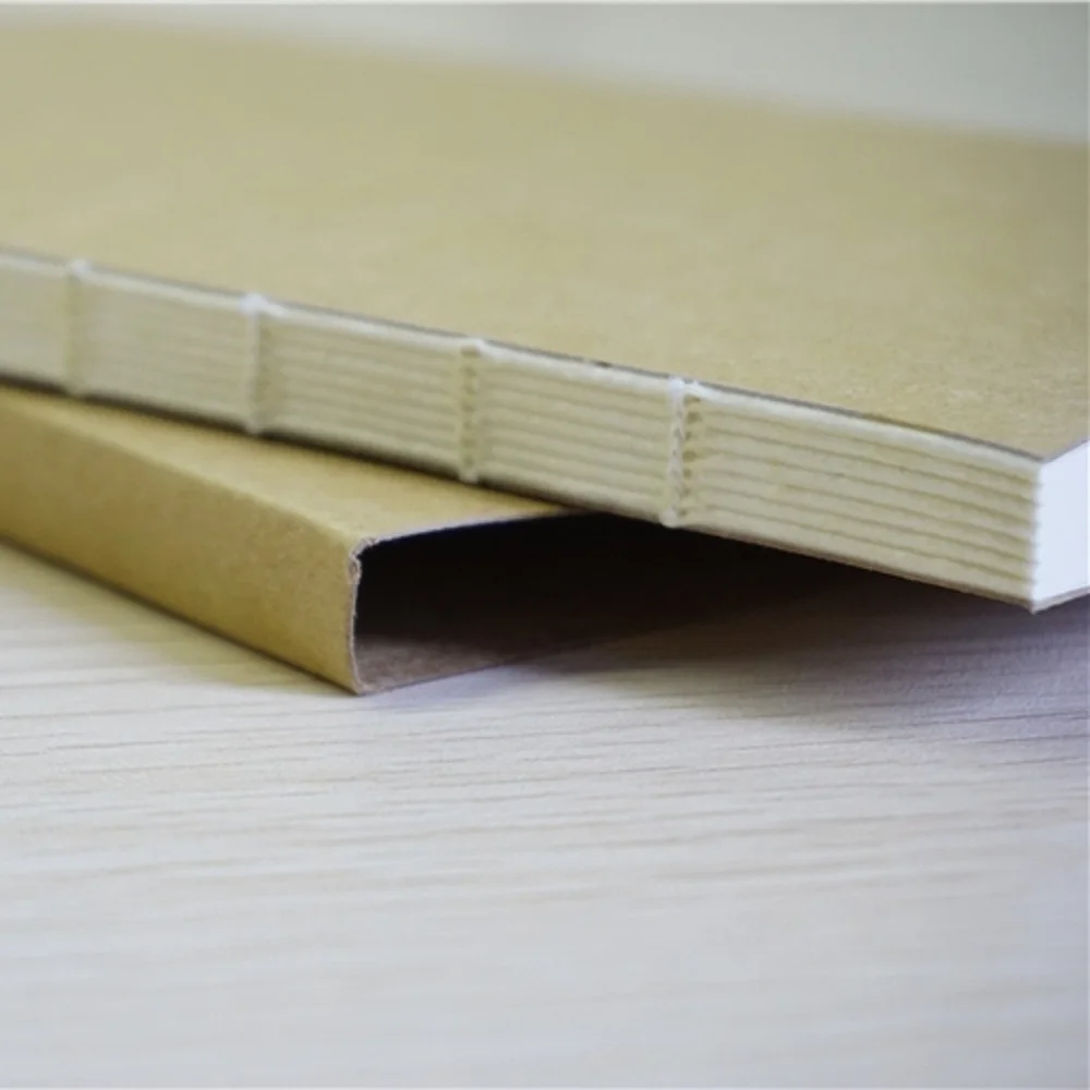 product-A5Custom Blank Cover Glue Binding Nude Sketchbook 100 Recycled Lay Flat-Dezheng-img-2