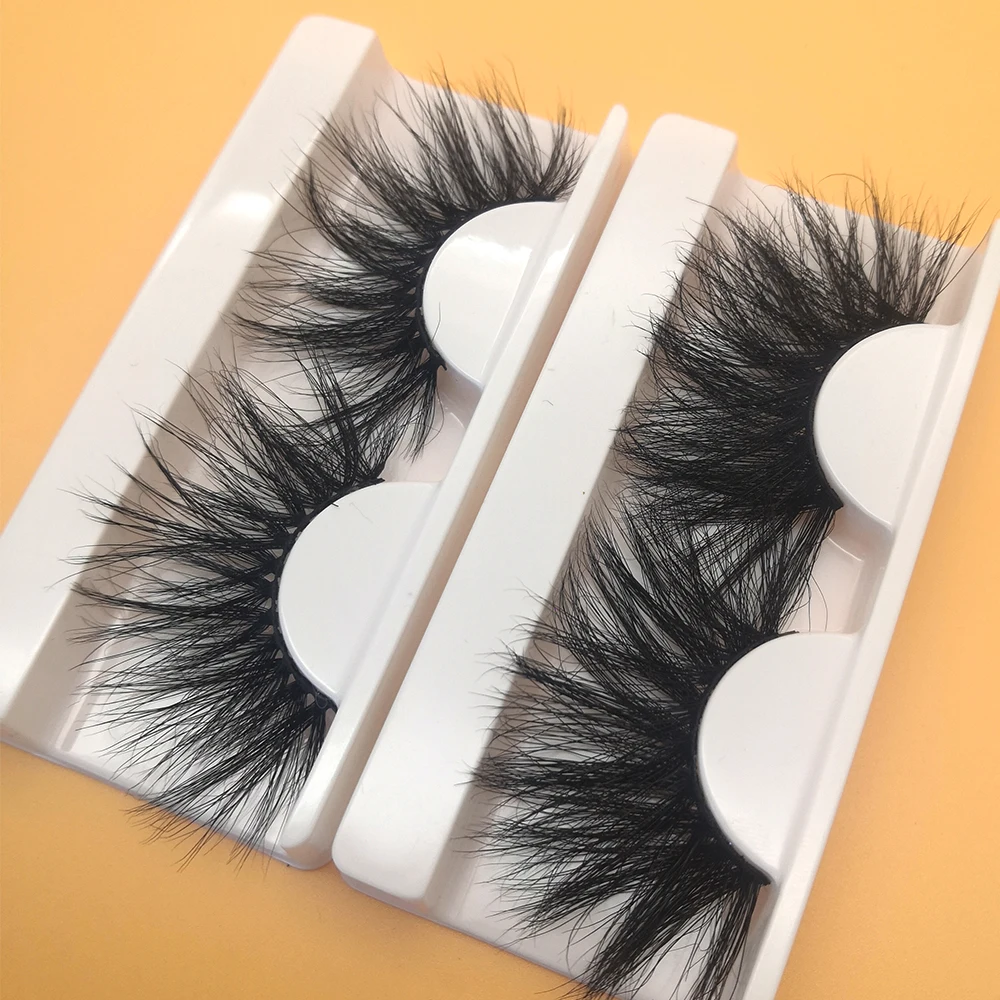 

Hot selling 25mm 3D Mink Eyelashes real siberian dramatic 100% mink eyelashes false eyelashes vendor