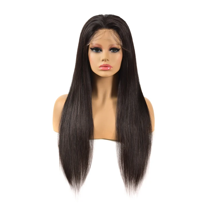 

Cheap wholesale hair wigs human lace front Straight wave full virgin brazilian cuticle aligned lace closure human hair wigs