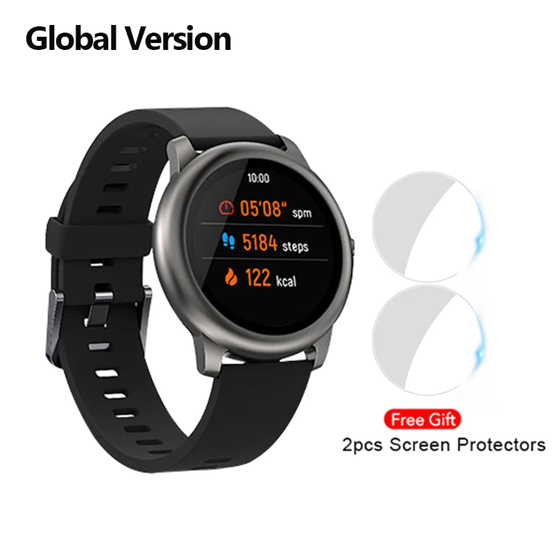 

Haylou Solar LS05 Smart watch Fitness Watch Heart Rate Sleep Monitor IP68 Waterproof LS05 Global version Smartwatch, Black