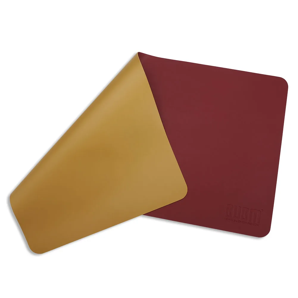 

Factory Custom Printed Low MOQ Yellow Large Table plaquette Schreibtischunterlage Dual Sided PU Premium Leather Desk Mat Pad, Multi color avaliable
