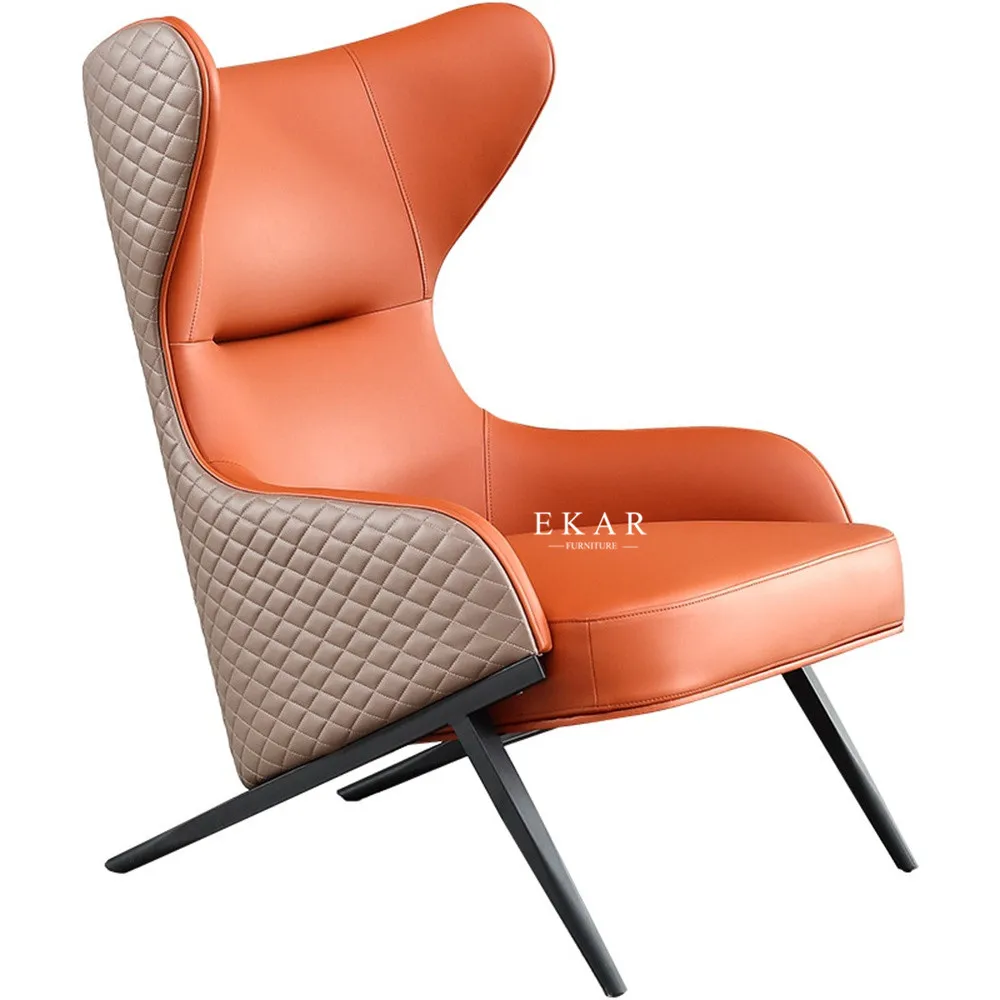 Relax Chair Leisure Stainless Steel Legs Leather Modern Armchair - Buy
