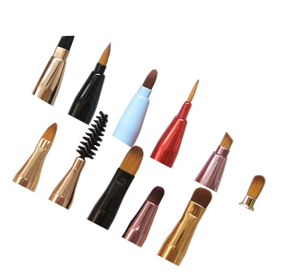 

Retractable Double end Portable Makeup Brush Eyelash Brush Concealer Brush