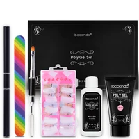 

Partschoice Poly Gel Nail Polish Set Liquid UV Gel Nail Extension Products Kit For Nail Art Beauty