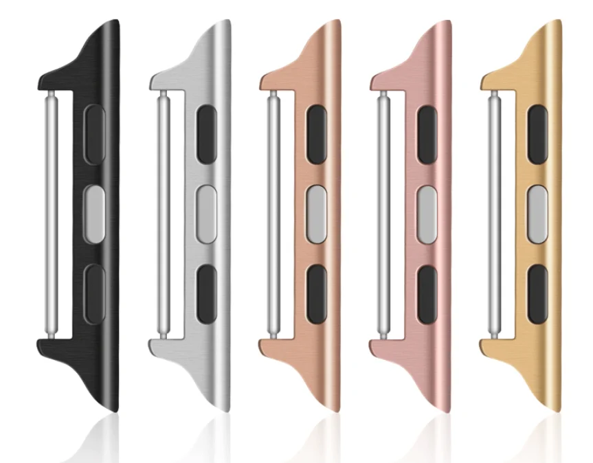 

High Quality For Watch Connector Best Sell Coffee Color Khaki Color Watch Chains Type Watch Parts, Black/silver/gold/rose gold